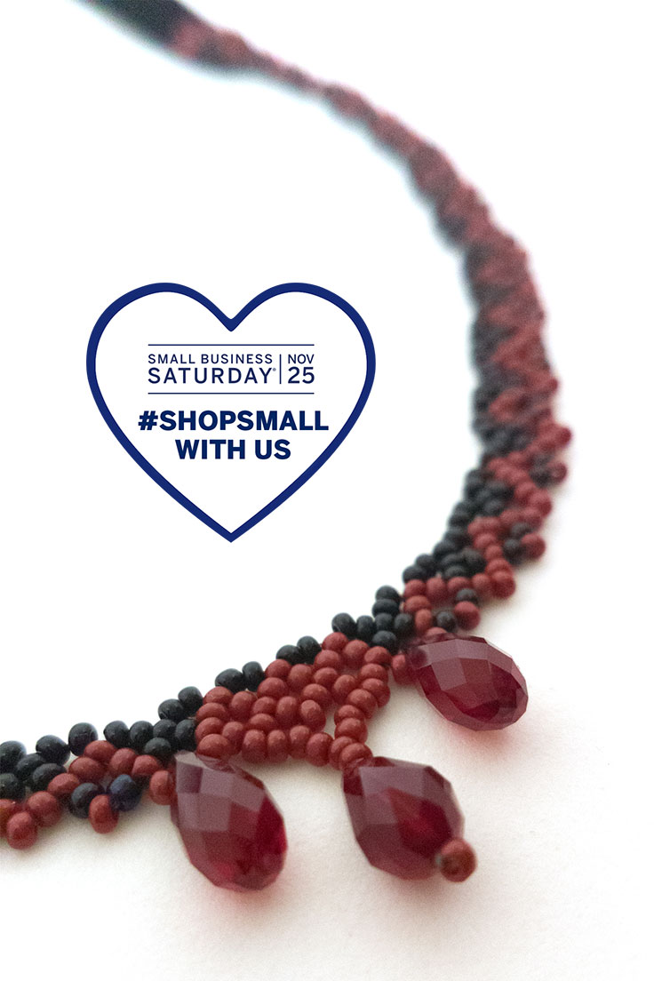 small business saturday 2017 carmilla necklace detail