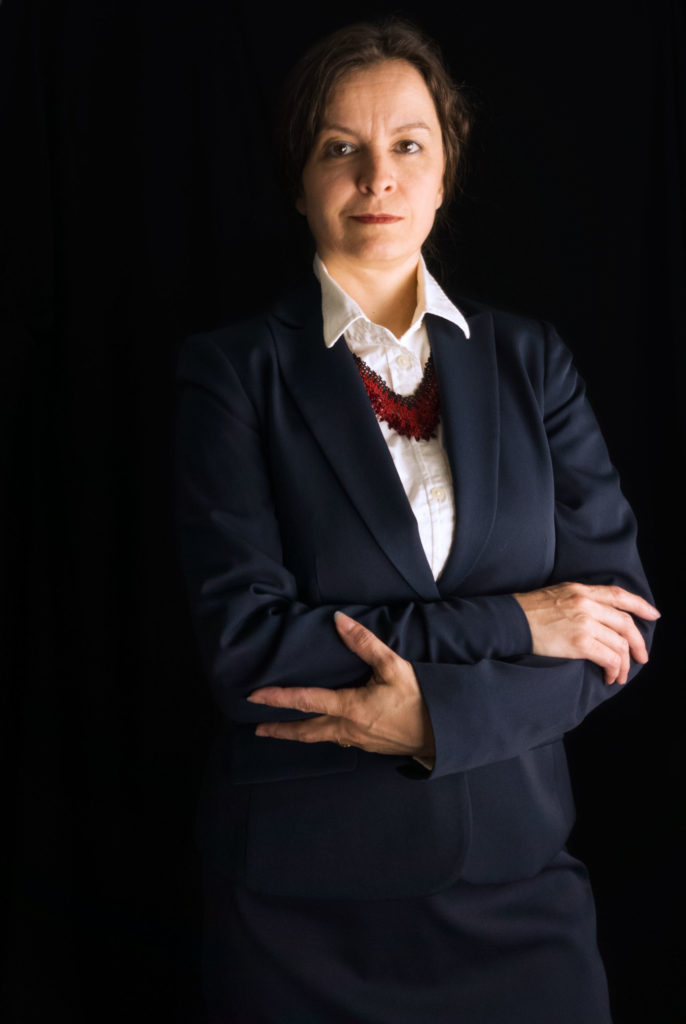 Mina Necklace worn with Business Professional work outfit